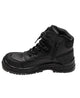 JB's CYBORG ZIP SAFETY BOOT BLACK