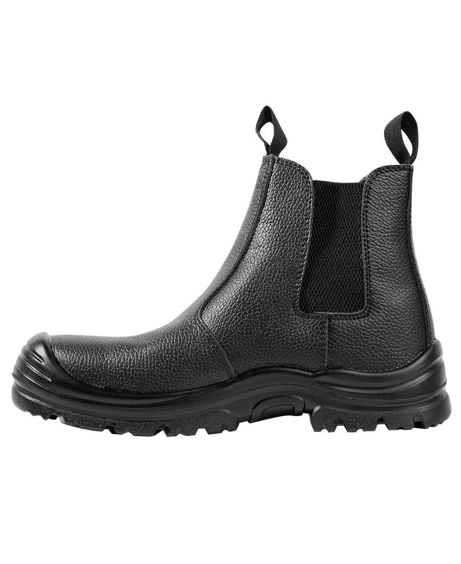 JB's ROCK FACE ELASTIC SIDED BOOT BLACK