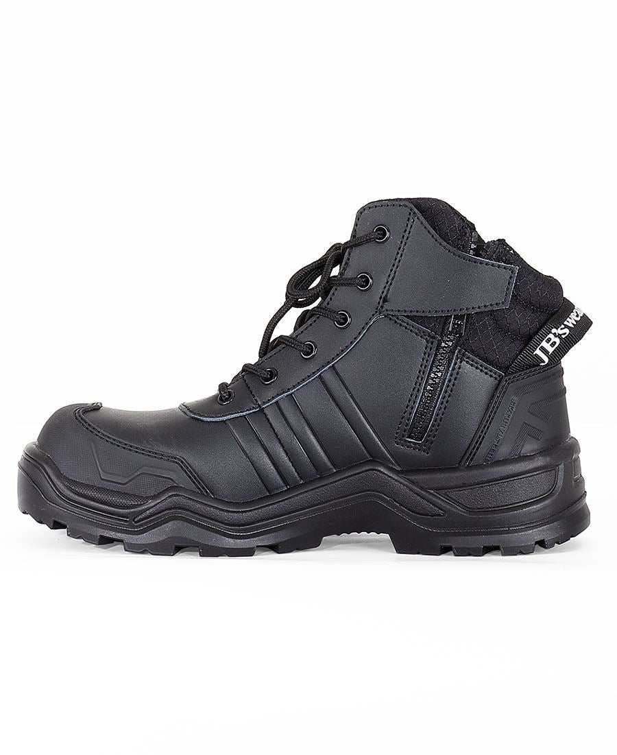 JB's QUANTUM SOLE SAFETY BOOT BLACK