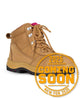 JB's LADIES ATRAX ZIP SAFETY BOOT WHEAT/PINK