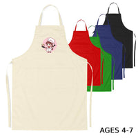 Junior Cotton Apron  Age 4-7  - AP002