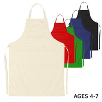 Junior Cotton Apron  Age 4-7  - AP002
