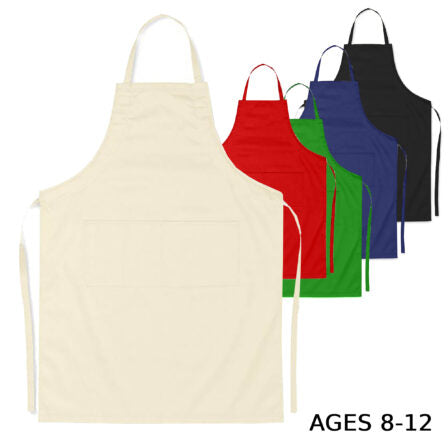 Junior Cotton Apron  Age 8-12  - AP003