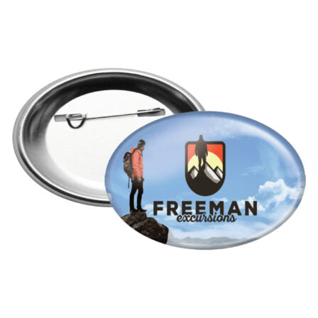 Button Badge Oval  - BB005