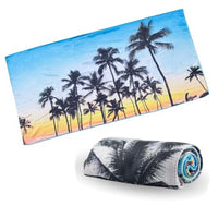 400G Waffle Fabric Sand Free Beach Towel  - BT008