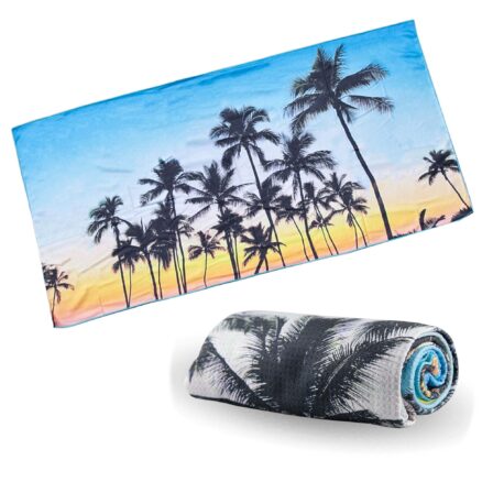 400G Waffle Fabric Sand Free Beach Towel  - BT008