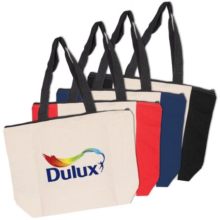 Calico Zip Shopper - CB007