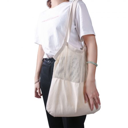 Jamaica Mesh Calico Tote Bag - CB014