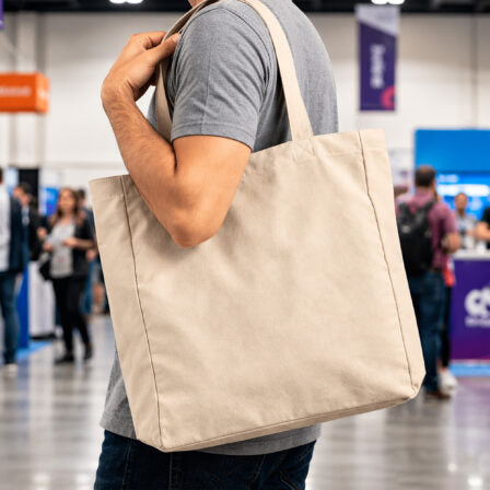 450gsm Victorian Canvas Tote Bag - CB020