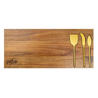 Yeto Cheeseboard and Knife Set  - CBD009