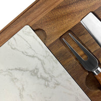 Fuzo Marble Cheeseboard and Knife Set  - CBD010