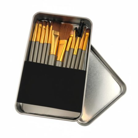 12-Piece Brush with Metal Box Set - CBS001