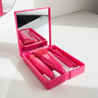 5 Brushes with a Plastic Mirror Box - CBS003