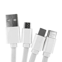 Phone Stand Bamboo Charging Cable Key Ring -CC007