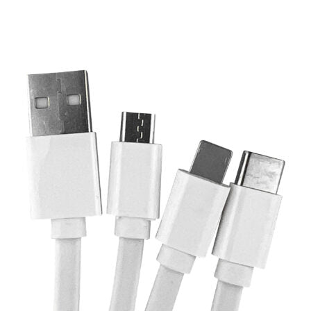 Phone Stand Bamboo Charging Cable Key Ring -CC007