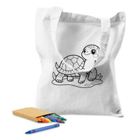 Colouring White Calico Bag No Gusset - CCB005