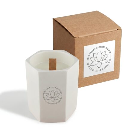 Noosa Hexagon Ceramic Candle - CD007