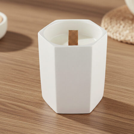 Noosa Hexagon Ceramic Candle - CD007