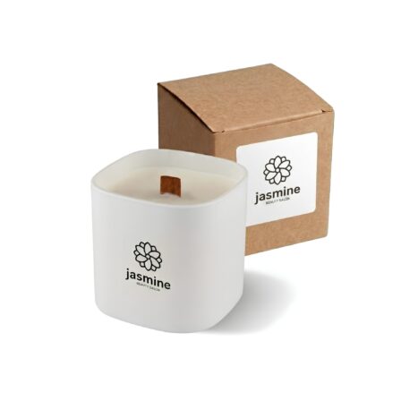 Premium Square Glass Candle - CD008