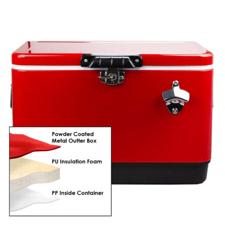 Tuscon Metal Ice Cooler Box 30L  - CL005