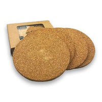 Vineyards Cork Coaster Round Set of 4  - CST006