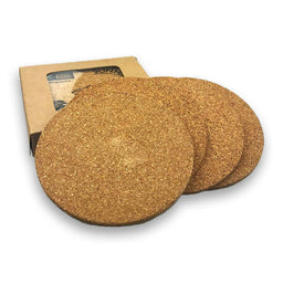 Vineyards Cork Coaster Round Set of 4  - CST006