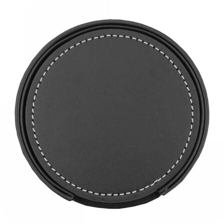 Franklin Leather Coaster Set of 6  - CST010