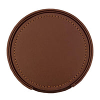 Franklin Leather Coaster Set of 6  - CST010