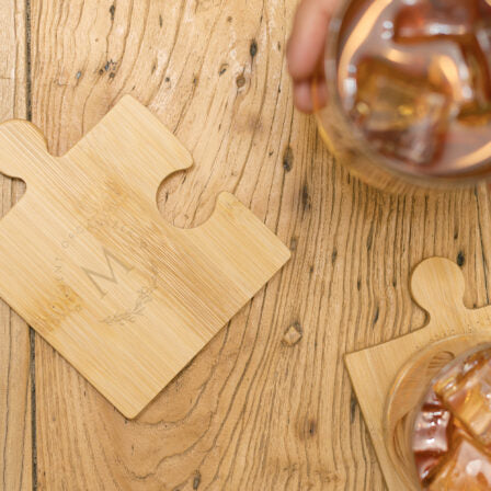 Puzzle Bamboo Coaster Set  - CST012