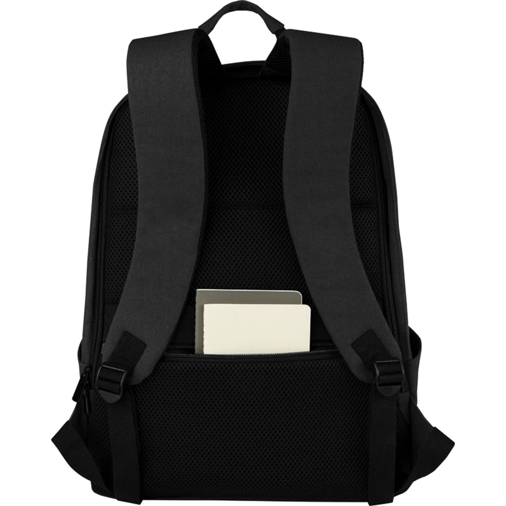 Darani GRS Recycled Canvas Anti-Theft 15" 21L Laptop Backpack