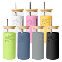 Vanisa Glass Drink Bottle with Sleeve  - DB028