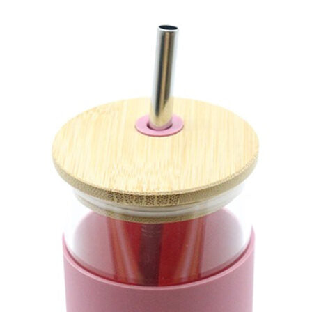 Vanisa Glass Drink Bottle with Sleeve  - DB028