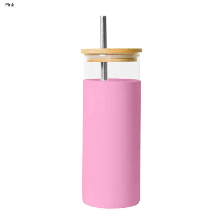 Vanisa Glass Drink Bottle with Sleeve  - DB028