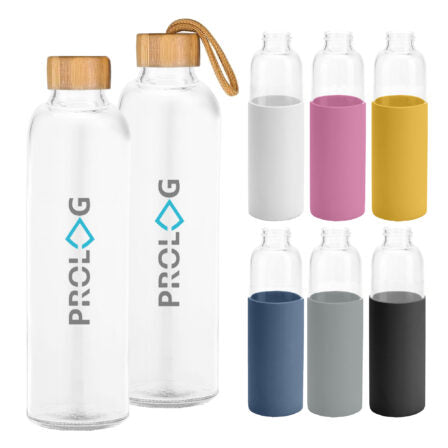 Honya Glass Drink Bottle with Sleeve  - DB031