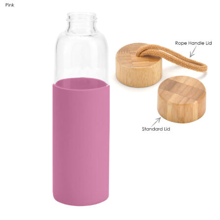 Honya Glass Drink Bottle with Sleeve  - DB031