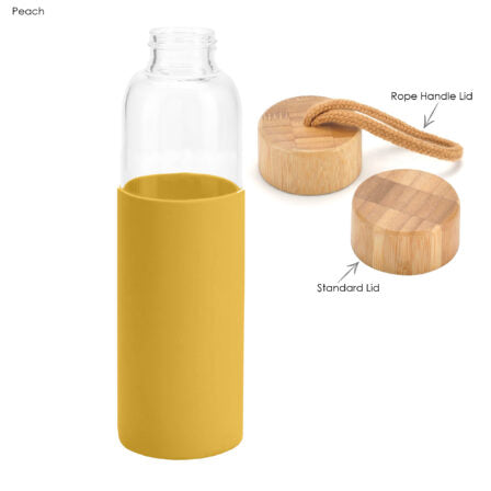 Honya Glass Drink Bottle with Sleeve  - DB031