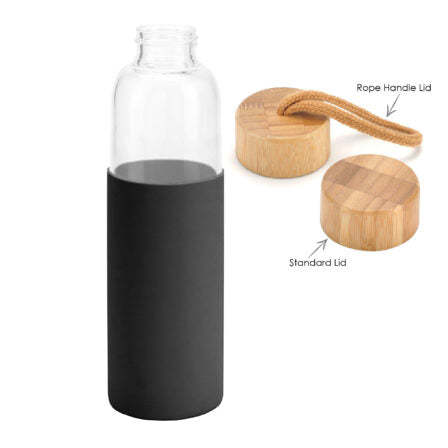 Honya Glass Drink Bottle with Sleeve  - DB031
