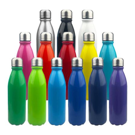 Komo Shiny Aluminium Drink Bottle Single Wall  - DB044