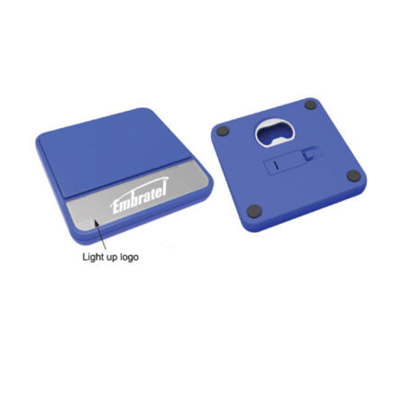 Coaster With Bottle Opener And Light - DS1137T