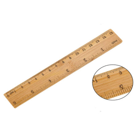 Bamboo Ruler 15cm - DS1537