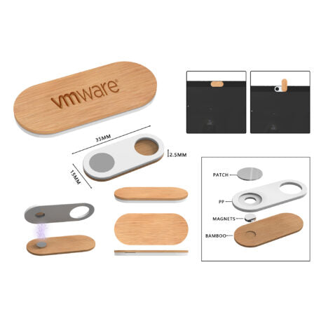 Webcame Cover Bamboo Lid - DS1715