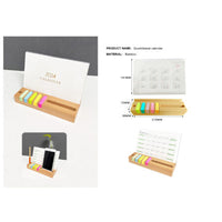 Bamboo Calendar And Memo Holder - DSM1708