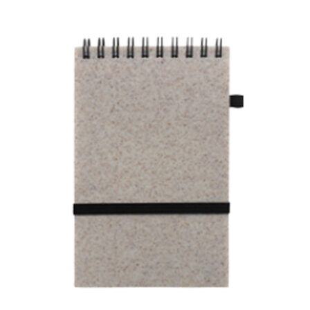A6 Recycled Coffee Ground PP Notebook - DSN22015
