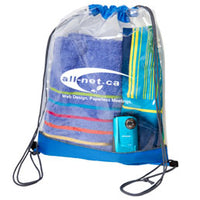 Clear PVC Drawstring Bag