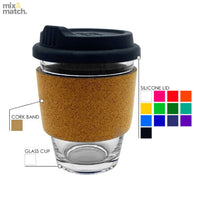 Carlo Glass Coffee Cup  Cork  - EK013