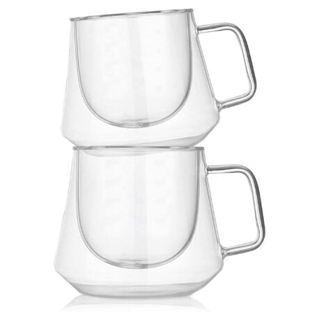 Diamond Glass Coffee Cup  - EK015