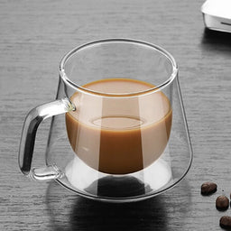 Diamond Glass Coffee Cup  - EK015