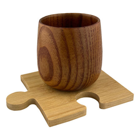 Large Wooden Coffee Cup  - EK021