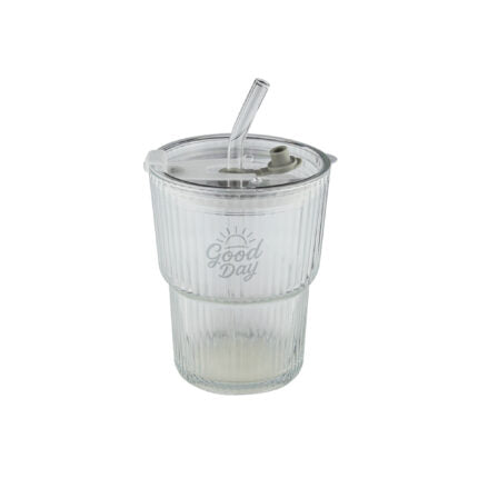 Puccino Glass Ice Coffee Cup  - EK023