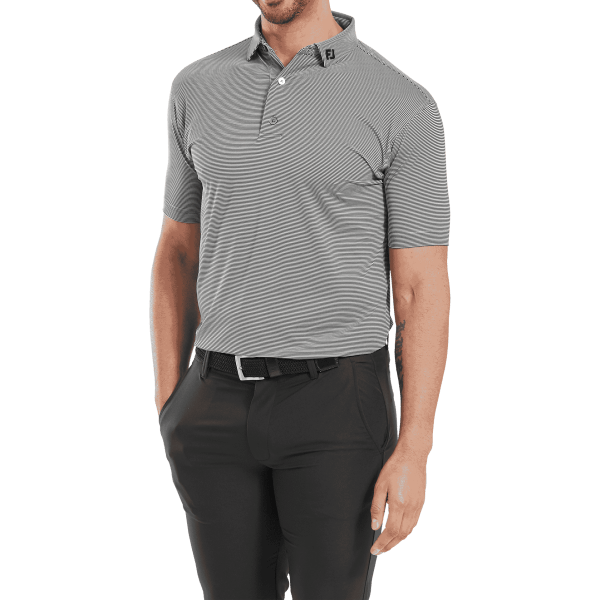 Foot Joy Stretch Pique Lisle Micro Feeder Stripe Mens